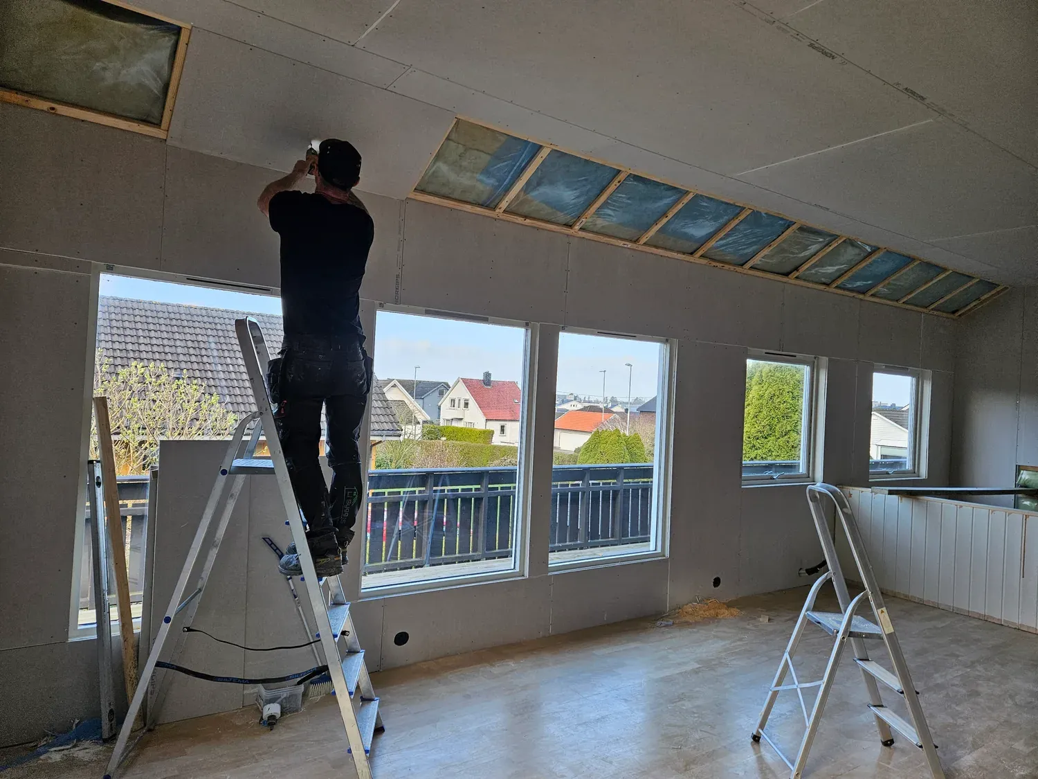 Innvendig oppgradering med nye overflater.